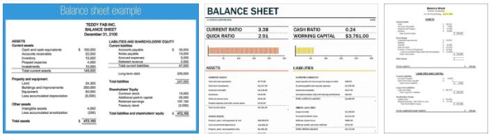 Balance Sheet Loss 2